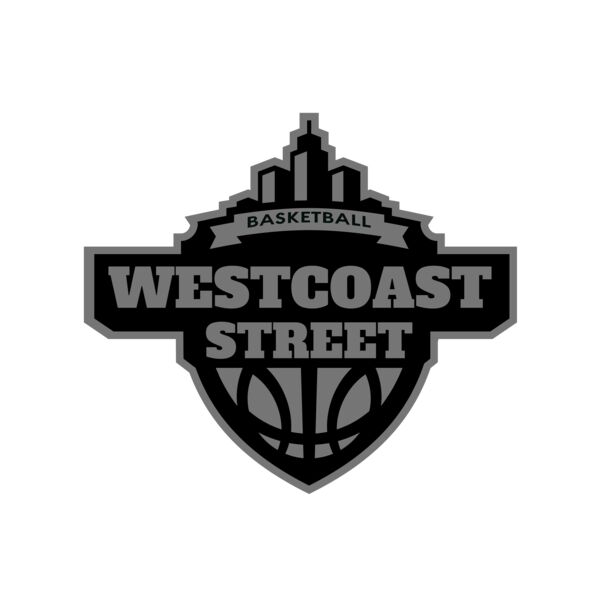 Westcoast Street Basketball League logo template Thumbnail