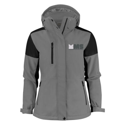 KMS Embroidered Ladies Padded Softshell Jacket Thumbnail