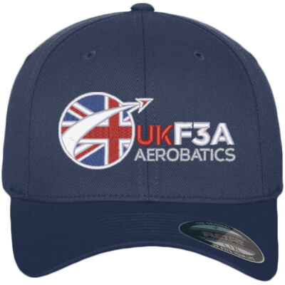 UKF3A - Blue Fitted Baseball Cap Thumbnail