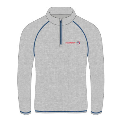 Silverstone UTC - 1/4 Zip Grey Melange Midlayer Thumbnail