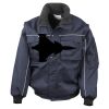 Work-Guard zip sleeve heavy-duty pilot jacket Thumbnail